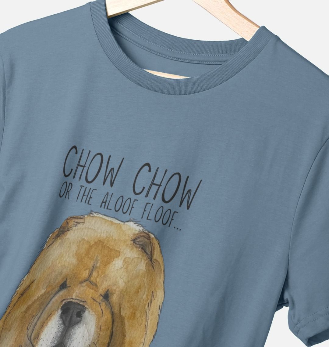 Show Off Your Aloof Floof with This Fun Red Chow Chow Tee!