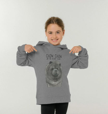 Cozy Blue Chow Chow Child's Hoodie – Perfect for Young Dog Lovers