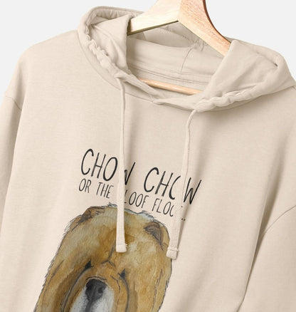 Stay Snuggly with the Aloof Floof – Red Chow Chow Men's Hoodie!