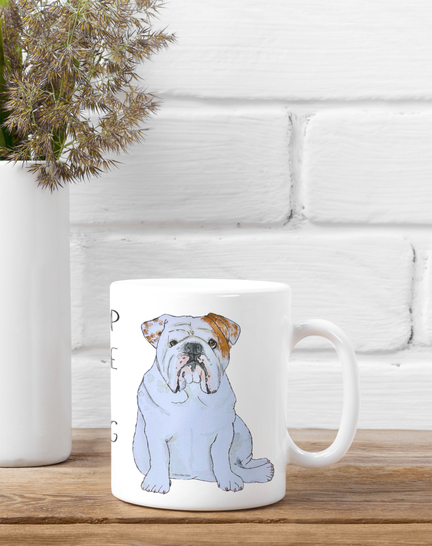 Bulldog Surveillance Mug: 'Every Sip You Take, I’ll Be Watching You!'