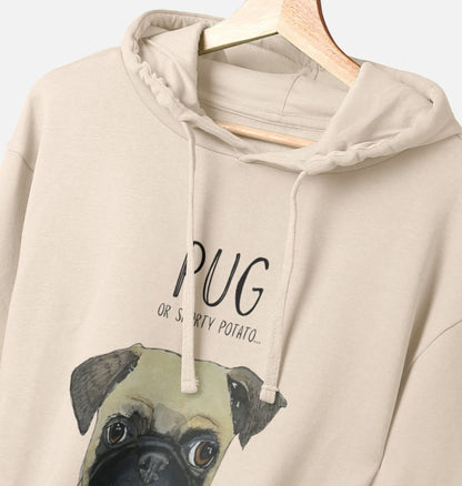 Pug or Snorty Potato? Men's Hoodie – Cozy, Funny, & Pug-tastic!