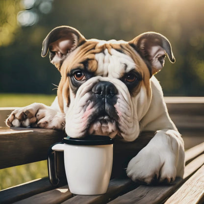 Sip in Style with a Bulldog Travel Mug: Perfect for Stubborn Mornings!