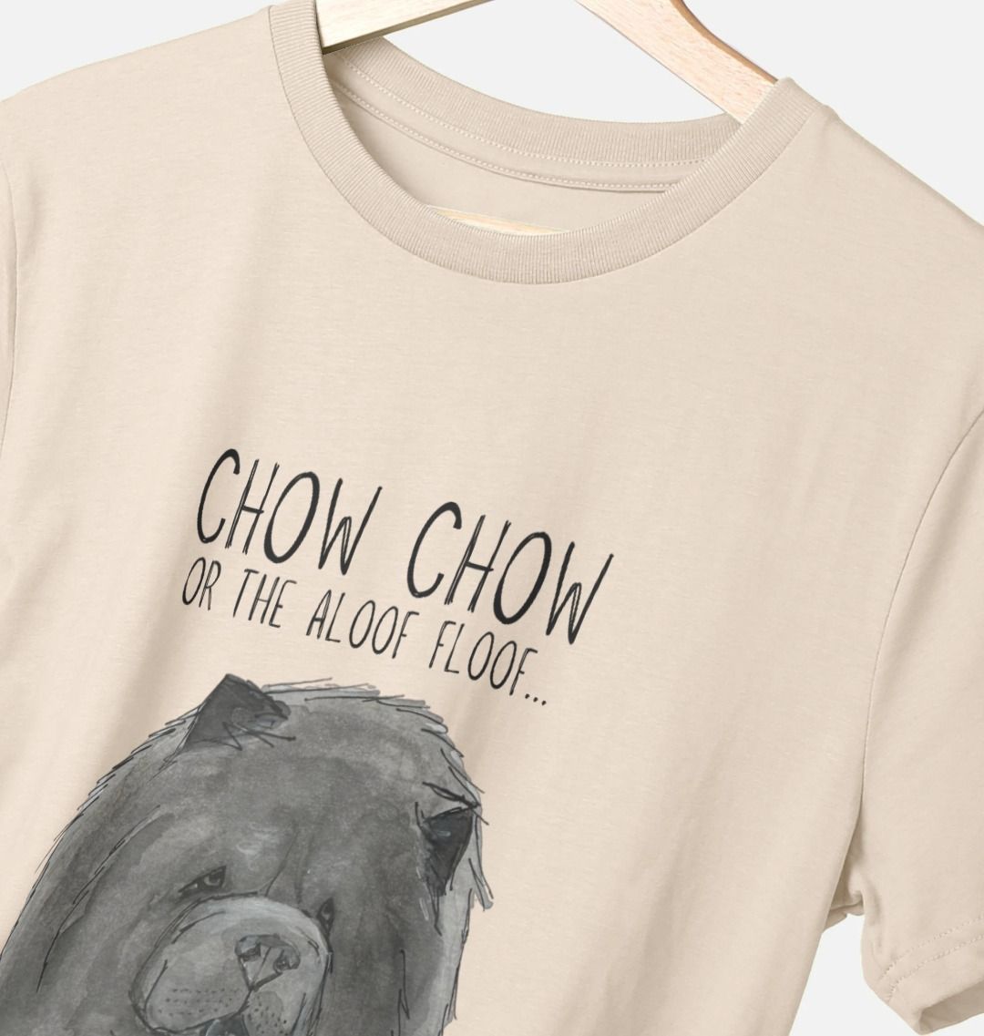 Blue Chow Chow Men's T-Shirt – Featuring The Aloof Floof Design!