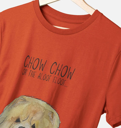 Fawn Chow Chow "Aloof Floof" Men's T-Shirt – Style with a Fluffy Twist!