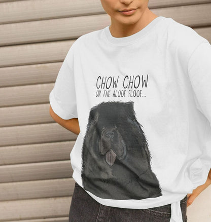 Black Chow Chow Women's Relaxed Fit T-Shirt – Featuring the Aloof Floof!