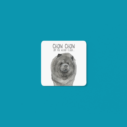 Chow-tastic Coasters: Blue Chow Chow Pack of 4