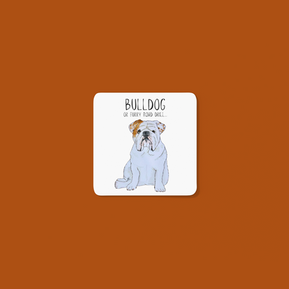 Bulldog Print Coasters – Sip in Style with a Snorty Companion!