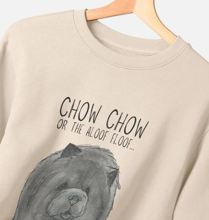 Blue Chow Chow Men's Crewneck Sweatshirt – Featuring The Aloof Floof!