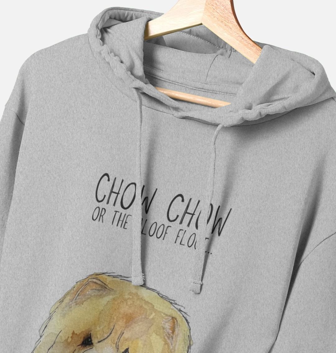 Fawn Chow Chow "Aloof Floof" Men's Hoodie – Wear Your Floof with Pride!