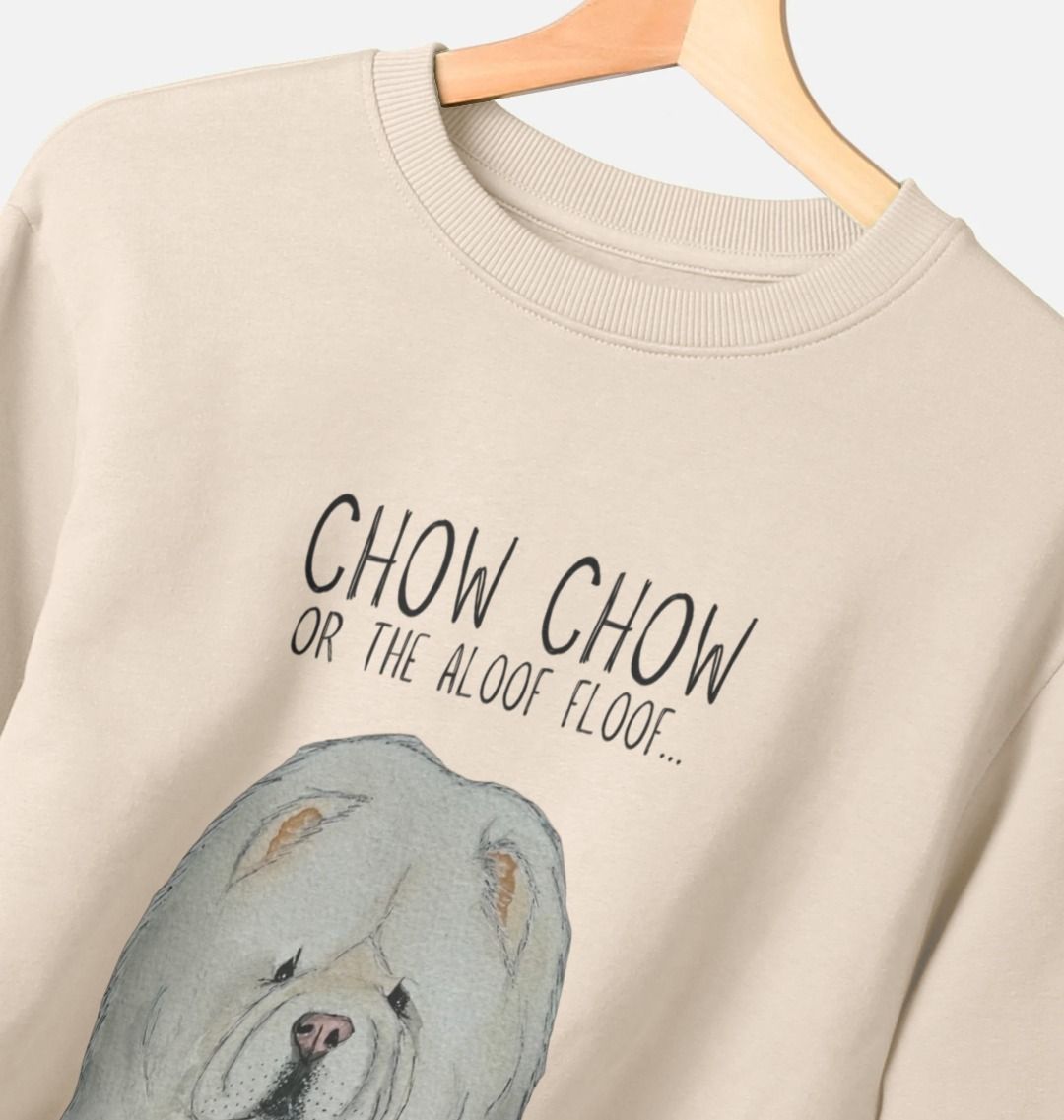 Cream Chow Chow Men's Crewneck Sweatshirt – The Aloof Floof Edition