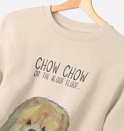 Snuggle Up in Style: Fawn Chow Chow Oversized Sweatshirt