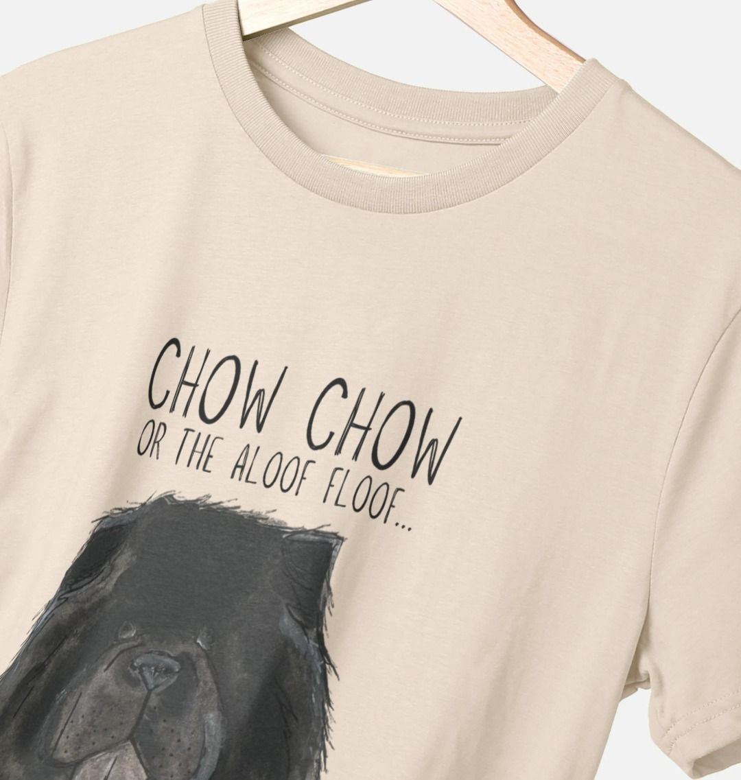 Black Chow Chow Men's T-Shirt – Stylish Comfort for Dog Lovers