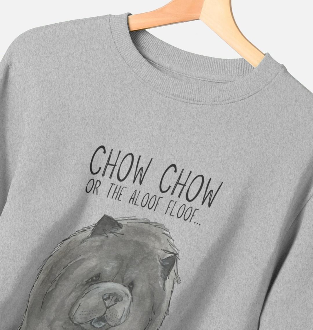 Blue Chow Chow Men's Crewneck Sweatshirt – Featuring The Aloof Floof!