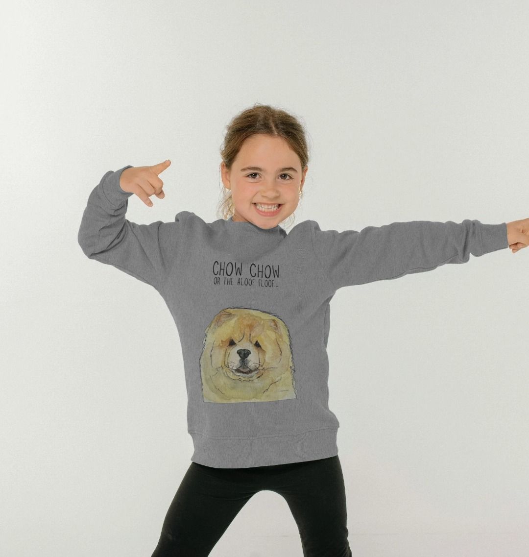 Cozy Up with the Fawn Chow Chow Child's Sweatshirt – Perfect for Little Dog Lovers!